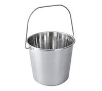 Orion Group Seau en Acier Inoxydable | 8 l | Seau de Cuisine, Seau à Nourriture, Seau à Lait, Seau Alimentaire