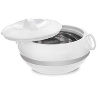 Orion Soupière isotherme Vilde 5 L Blanc – Intérieur inox, conserve la chaleur 2 h, couvercle à vis