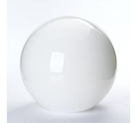 ORION LIGHTSTYLE Abat-jour boule en verre opale blanc brillant, D:160mm Loch:80mm, Verre de rechange, Montage au plafond, Blanc Opalescent