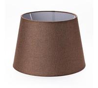 ORION LIGHTSTYLE Abat-jour en textile pour lampes de table et lampes de table - Culot E27 - Diamètre : 330 mm - Hauteur : 230 mm - Marron