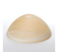 ORION LIGHTSTYLE Abat-jour en Verre Alabaster Beige Ø 250 mm 25 cm, Verre Champagne Mat pour Douille E27, Trou 42 mm