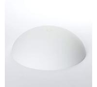 ORION LIGHTSTYLE Abat-jour Opale Blanc Mat, Verre Opale Bol, Ø 200 mm, Ouverture en Verre 12 mm