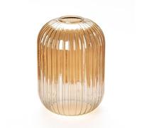 ORION LIGHTSTYLE Abatjour verre de rechange coloré pour lampe de table, plafonnier, Ø14cm, H20cm, ambre orange