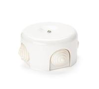 ORION LIGHTSTYLE Boîte de jonction en céramique - Balançoire singe - Baldaquin - Rosace - Boîte de dérivation - Blanc