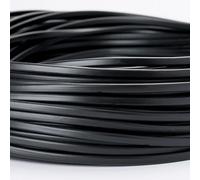 ORION LIGHTSTYLE Câble plat de lampe de rechange Câble en PVC gainé YML 2 pôles 2 x 0,75 mm2 deux conducteurs Câbles minces Câble d'éclairage noir 5m 5 mètres