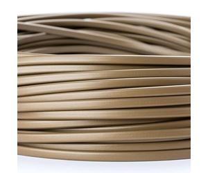 ORION LIGHTSTYLE Câble plat de rechange pour lampe - Gaine en PVC - YML - 2 broches - 2 x 0,75 mm² - Deux fils - Câble fin - Doré - 5 m - 5 m