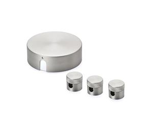 ORION LIGHTSTYLE Ensemble de boîtes de dérivation avec boîte de dérivation incluse. 3 bornes, plafonnier, baldaquin, boîte de plafond, rosace, boîte de dérivation, couvercle en nickel mat