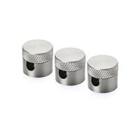 ORION LIGHTSTYLE Épingle murale et de plafond, 3 pièces, (Ø 19 mm), hauteur 18 mm, support de câble pour fixation au plafond pour câble textile, nickel mat