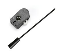 ORION LIGHTSTYLE Interrupteur à tirette avec cordon, interrupteur de rechange, interrupteur à tirette pour lampadaires, lampes de table, appliques murales, Noir, 1 pièce