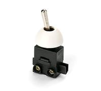 ORION LIGHTSTYLE Interrupteur encastrable à bascule ON/OFF Marche/Arrêt 250V Éclairages 1 pôle 2(1) A LS-2 doré argent antique Lampes Lampes de table Appliques murales (Blanc)