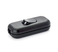 ORION LIGHTSTYLE Interrupteur intermédiaire - Interrupteur à cordon - Interrupteur de câble - Interrupteur à bascule (noir)