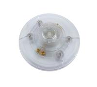 ORION LIGHTSTYLE Interrupteur intermédiaire - Interrupteur à tirette - 2 A - PVC - Interrupteur à pied transparent - Interrupteur On/Off - Pied à pédale
