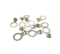 ORION LIGHTSTYLE Lot de 10 arceaux de terre 10 mm pour lampes, Pinces de mise à la terre, Argenté, Métal ou Plastique