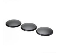 ORION LIGHTSTYLE Lot de 3 boîtes de distribution extra plates en PVC - 135 mm - Noir - Pour baldaquin, 268.0135-04