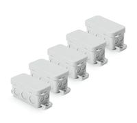 ORION LIGHTSTYLE Lot de 5 boîtes de jonction en saillie pour pièces humides IP65 100 x 40 mm Gris