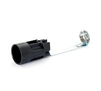 ORION LIGHTSTYLE Lot de 5 douilles de bougie Ø 24 mm pour lustre Maria Theresia, longueur 100 mm, compatible avec douille E14