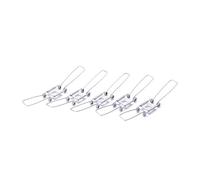 ORION LIGHTSTYLE Lot de 5 ressorts de maintien pour verre, support en métal argenté