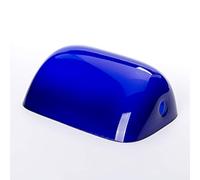ORION LIGHTSTYLE Petit verre bleu de rechange 150mm x 90mm pour lampe de banquier - Abat-jour de rechange