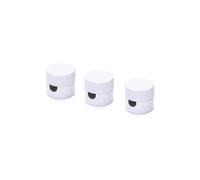 ORION LIGHTSTYLE Pin mural et de plafond, lot de 3, (Ø 19 mm), hauteur 18 mm, support de câble pour fixation au plafond pour câble textile, Blanc