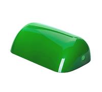 ORION LIGHTSTYLE Verre de rechange vert 225mm x 135mm pour lampe de banquier - Abat-jour en verre de rechange