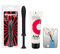 Orion Lubrifiant Set Anal - 80 ml analgle itgel et applicateur - Love Box pour les couples avec anal Gel lubrifiant médical à base d'eau et applicateur en noir