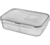 Orion Lunchbox | Récipient alimentaire avec joint en silicone 3 compartiments en plastique étanche à l'air 1l