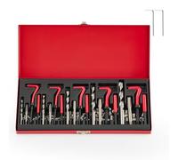 Orion Motor Tech Kit de Réparation de Filetage 131 pièces M5 M6 M8 M10 M12 Helicoil pour Moteur de Voiture