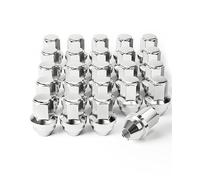 Orion Motor Tech Lot de 24 écrous de roue M14 x 1,5, écrous de roue hexagonaux de 13/16", compatibles avec Ford F150 Expedition Lincoln Navigator 2015-2020, chromé