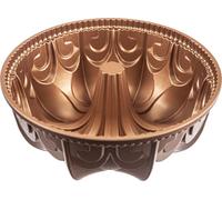 Orion Moule à kouglof Moule à gâteaux en aluminium couleur cuivre Ouverture en forme de cheminée ronde MARISSA 23,5 cm