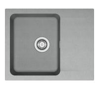 Orion OID 611-62 Évier avec égouttoir réversible 62x50cm, Tectonite®, Gris (OID611-62SE)