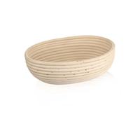 ORION Panier de fermentation pâte à pain Moule à pain en rotin pour pain ovale 28x22 cm