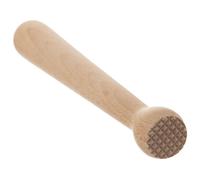 Orion Pilon à cocktail Pilon en bois Muddler pour cocktails Mojito glaçons en bois de hêtre avec poignée profilée 22 cm