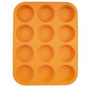 ORION Plaque à muffins en silicone pour 12 muffins Moule à gâteaux Moule à muffins pour cupcakes