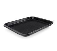 Orion Plaque de cuisson rectangulaire émaillée - 36 x 28 x 2,5 cm - Pour gâteaux et pizzas, résistante aux rayures et au lave-vaisselle, plaque universelle pour fours à gaz et électriques