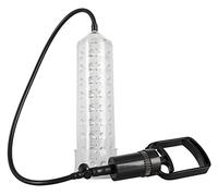 ORION Pompe à pénis - Pompe à vide pour homme avec poignée en ciseaux pratique pour une aspiration de puissance extra forte, stimulation et entraînement simultanément avec manchon à picots