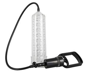 ORION Pompe à pénis - Pompe à vide pour homme avec poignée en ciseaux pratique pour une aspiration de puissance extra forte, stimulation et entraînement simultanément avec manchon à picots