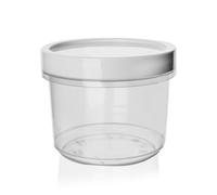 ORION Récipient alimentaire avec couvercle à visser RONDE Boîte de conservation en plastique avec joint d'étanchéité 560 ml