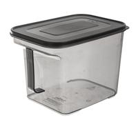 Orion Récipient de cuisine Récipient alimentaire Boîte de stockage pour flocons de céréales Gruau Farine Pâtes Sucre Produits en vrac avec couvercle Poignée de transport 2,75l MATRIX