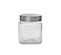 ORION Récipient en verre Récipient de cuisine Bocal de 1l Couvercle GRANIT pour pâtes Flocons de petit-déjeuner Café