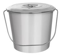 ORION Seau en acier inoxydable avec couvercle A 12 l