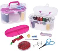 ORION SET DE COUTURE avec 50 pièces 12 accessoires de couture Aiguilles Fils Récipient pour voyageurs