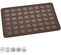 ORION Tapis de cuisson Moule en silicone pour 48 macarons, plaque à macarons meringuée