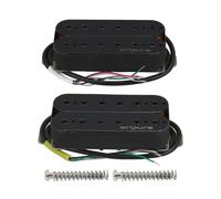 OriPure Alnico 5 Humbucker pour guitare électrique Micro manche 7,9 K + micro chevalet 16,6 K, noir