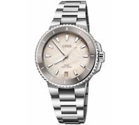 ORIS Aquis Date 36.5mm 73377924151MB - Femme - 37 mm - Analogique - Automatique - Verre saphir