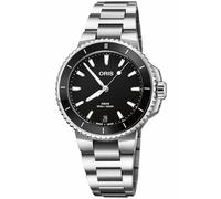 ORIS Aquis Date 36,5mm 73377924154MB - Femme - 37 mm - Analogique - Automatique - Verre saphir