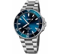 ORIS Aquis Date 73377894135MB - Homme - 44 mm - Analogique - Automatique - Verre saphir