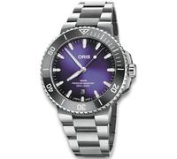 ORIS Aquis Date 73377894158MB - Homme - 44 mm - Analogique - Automatique - Verre saphir