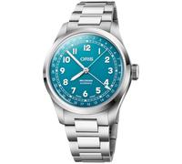 Oris Big Crown Pointer Date, Automatique, Cadran Turquoise, Boîtier en Acier, Bracelet en Métal