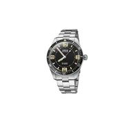 Oris Divers Sixty-Five 60th Anniversary Edition,01 733 7772 4034-Set, cadran noir 40mm bracelet en cuir noir inclus