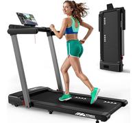ORISYN Tapis de Course Pliable pour la Maison : 1-12KM/H Tapis de Course 4 en 1 Walking Pad avec Double Affichage LED, 12 Programmes et Télécommande, Compatible avec Application